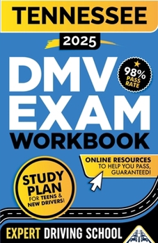 Paperback Tennessee DMV Exam Workbook Book