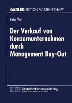 Paperback Der Verkauf Von Konzernunternehmen Durch Management Buy-Out [German] Book