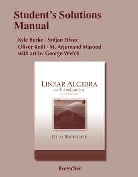Paperback Student Solutions Manual for Linear Algebra with Applications Book