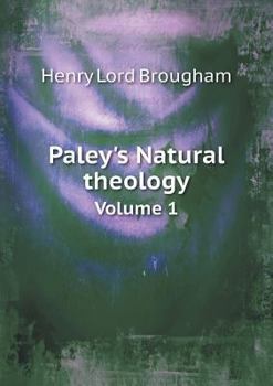 Paperback Paley's Natural theology Volume 1 Book