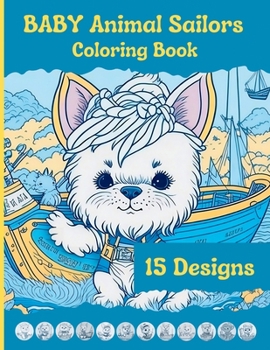 Paperback BABY Animal Sailors Coloring Book