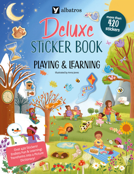 Paperback Playing and Learning. Deluxe Sticker Book