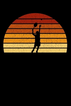 Tennisspieler Notizbuch: A5 Kariert 108 Seiten - Vintage Sonne Tennis Notizheft - Geschenk für Tennisspieler (German Edition)