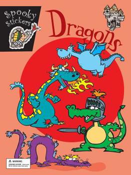 Paperback Dragons Spooky Stickers, Grades K - 3 [With Stickers] Book