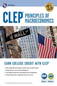 Paperback Clep(r) Principles of Macroeconomics 3rd Ed., Book + Online Book