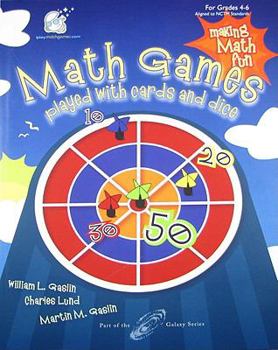 Paperback Math Games Played with Cards and Dice Book