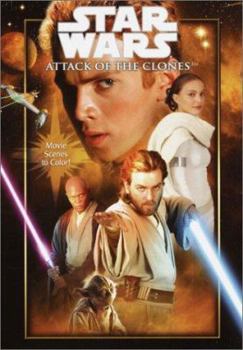 Paperback Star Wars Attack of the Clones Movie Scenes to Color Book