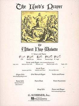 Paperback Lord's Prayer: High Voice (E-Flat) and Piano Book