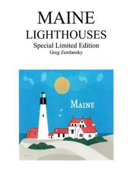 Paperback Maine Lighthouses Book