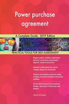 Paperback Power purchase agreement A Complete Guide - 2019 Edition Book