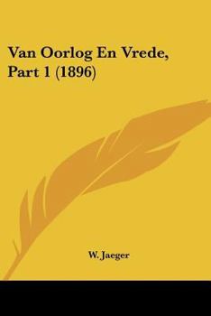 Paperback Van Oorlog En Vrede, Part 1 (1896) [Chinese] Book