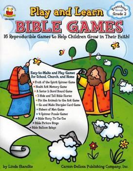 Paperback Play & Learn Bible Games Book