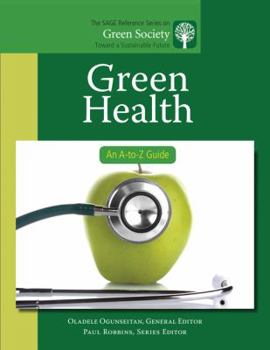 Hardcover Green Health: An A-to-Z Guide Book