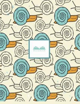 Paperback Notebook: Snail cover and Dot pages, Extra large (8.5 x 11) inches, 110 pages, notebooks and journals Book
