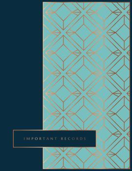Hardcover Important Records Book