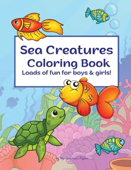 Paperback Sea Creatures Coloring Book