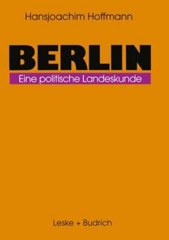 Paperback Berlin: Eine Politische Landeskunde [German] Book