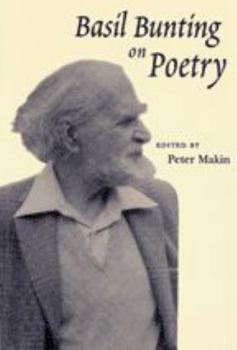 Paperback Basil Bunting on Poetry Book