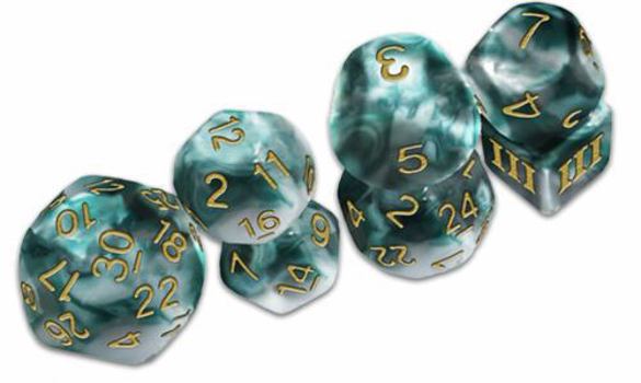 Hardcover Thracian Smokey Sacrifice Dice - DCC Funky 7-Set Book