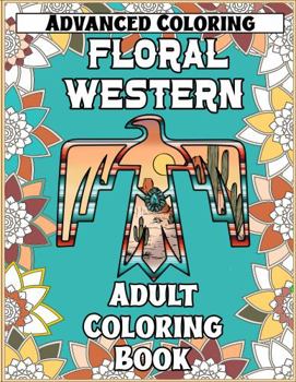 Floral Western Adult Coloring Book