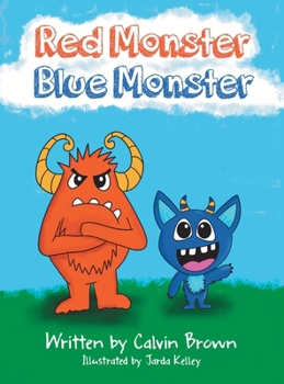 Hardcover Red Monster Blue Monster [English, Middle] Book
