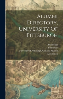 Hardcover Alumni Directory, University Of Pittsburgh Book