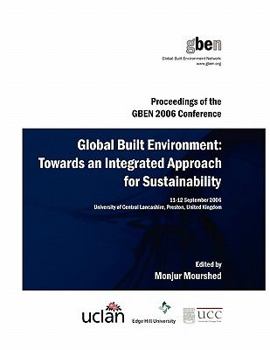 Paperback Global Built Environment: Towards an Integrated Approach for Sustainability Book