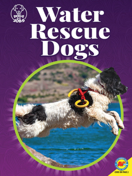 Library Binding Water Rescue Dogs Book