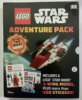 Lego Star Wars Adventure Pack Two Books Choose your Side, Character Encyclopedia Rebel & Imperial, A Wing- Model