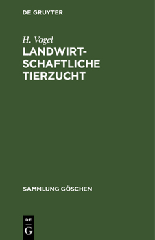 Hardcover Landwirtschaftliche Tierzucht [German] Book