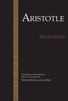 Paperback Aristotle: Selections Book