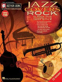 Paperback Jazz Covers Rock [With CD (Audio)] Book