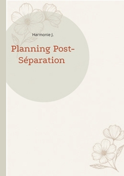 Paperback Planning Post-Séparation [French] Book