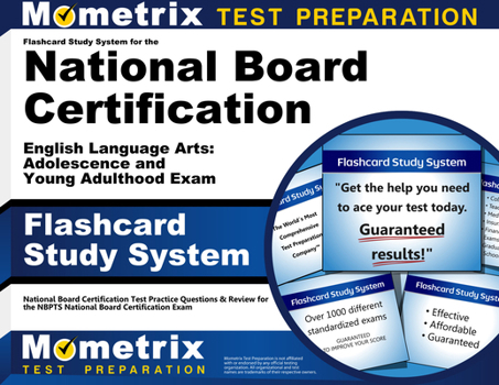 Misc. Flashcard Study System for the National Board Certification English Language Arts: Adolescence and Young Adulthood Exam: National Board Certification Book