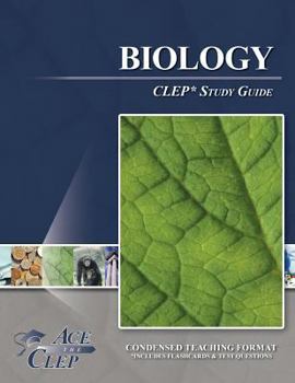 Paperback CLEP Biology Test Study Guide Book