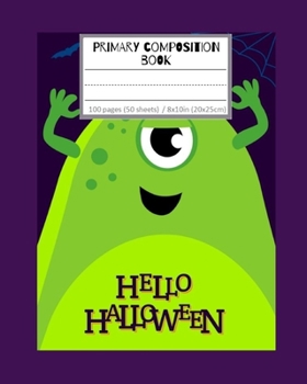 Paperback Primary Composition Book: Writing workbook for kindergarten Book