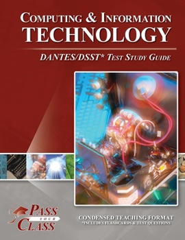 Paperback Computing and Information Technology DANTES / DSST Test Study Guide Book
