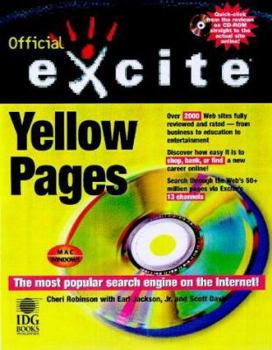 Paperback Official Excite Yellow Pages [With *] Book