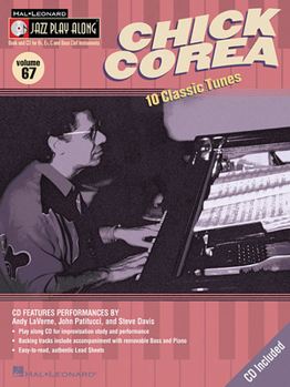 Paperback Chick Corea: Jazz Play-Along Volume 67 [With CD] Book