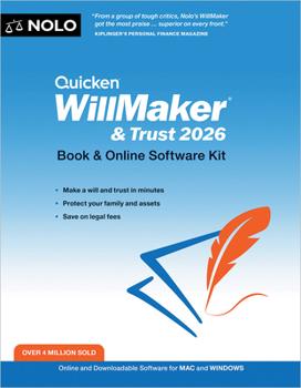 Quicken Willmaker & Trust 2025: Book & Online Software Kit