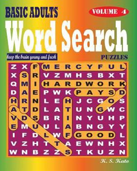 Paperback BASIC ADULTS Word Search Puzzles, Vol. 4 Book