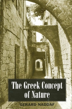 Paperback The Greek Concept of Nature Book