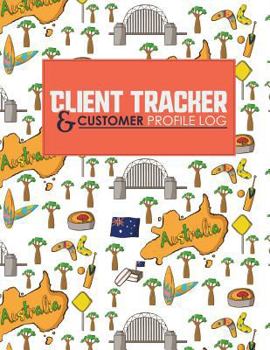 Paperback Client Tracker & Customer Profile Log Book