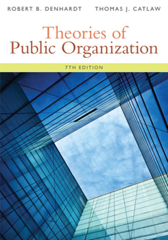 Paperback Theories of Public Organization Book