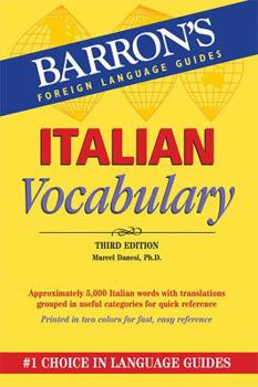 Paperback Italian Vocabulary Book