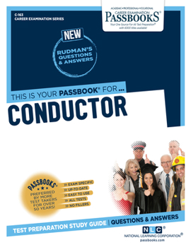 Paperback Conductor (C-163), 163: Passbooks Study Guide Book