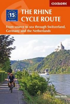 Paperback The Rhine Cycle Route Book