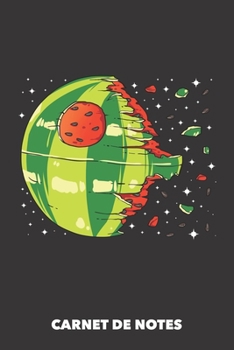 Carnet de Notes: Melon de la Mort A5 blanc - 120 pages pour les gens à la mode (noir) (French Edition)