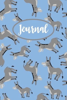 Paperback Donkey Journal: Lined Notebook & Diary to Write In, Pretty Journal With Cute Donkey Pattern, Donkey Themed Gifts For Animal Lovers. Book