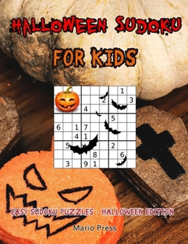 Paperback Halloween Sudoku For Kids: Halloween Sudoku For Kids Book